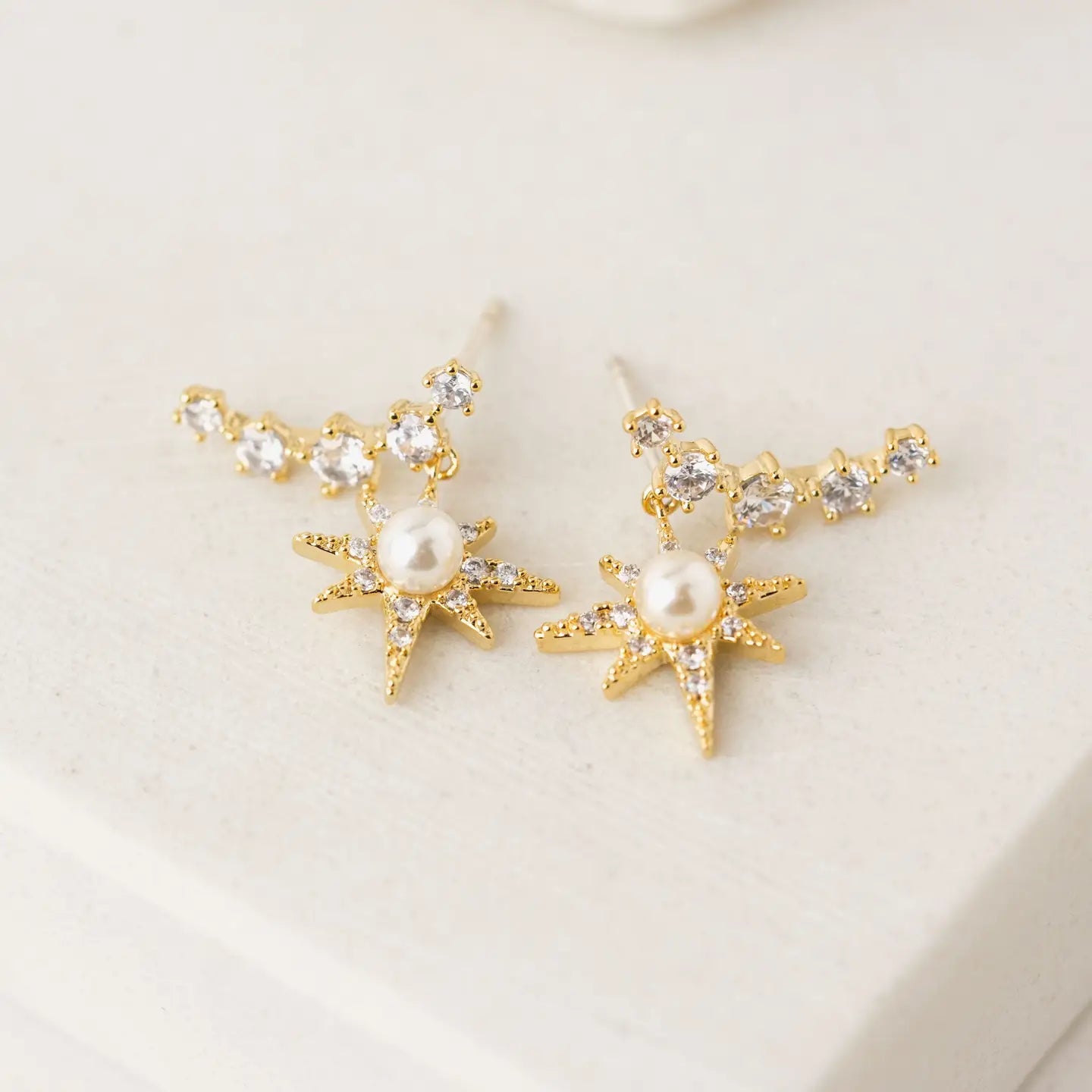 Gold Alaia Climber Earrings