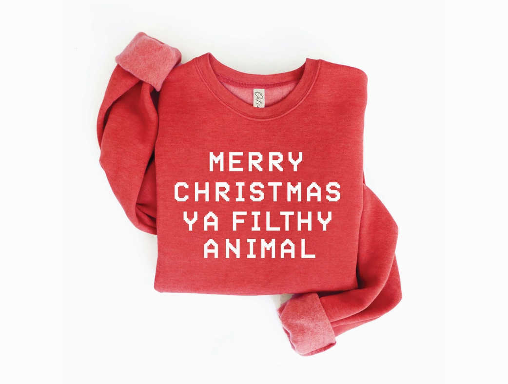 Merry Christmas Graphic Sweatshirt