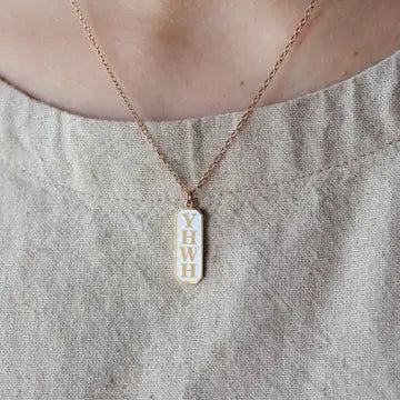 18kt Gold YHWH Necklace