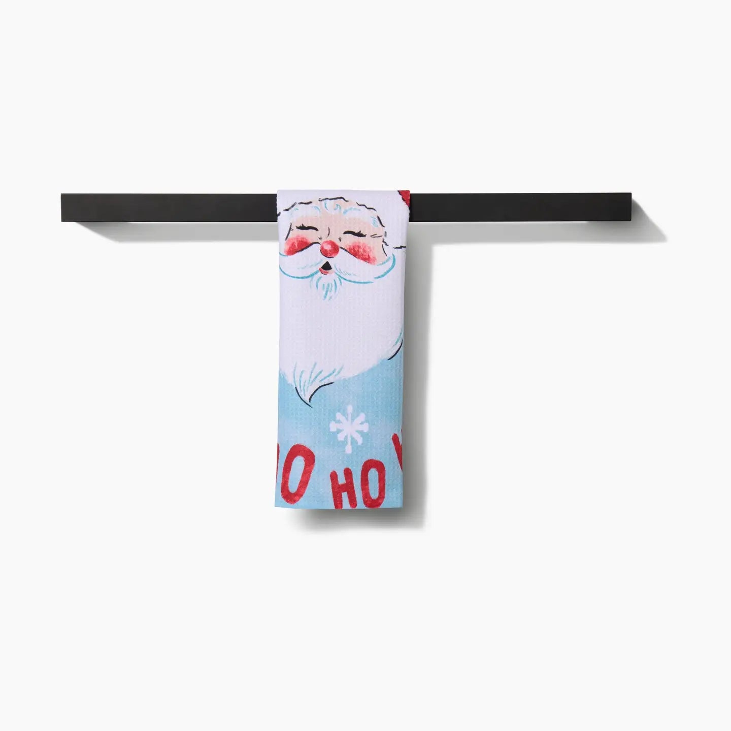 Geometry Merry Santa Claus Bar Towel