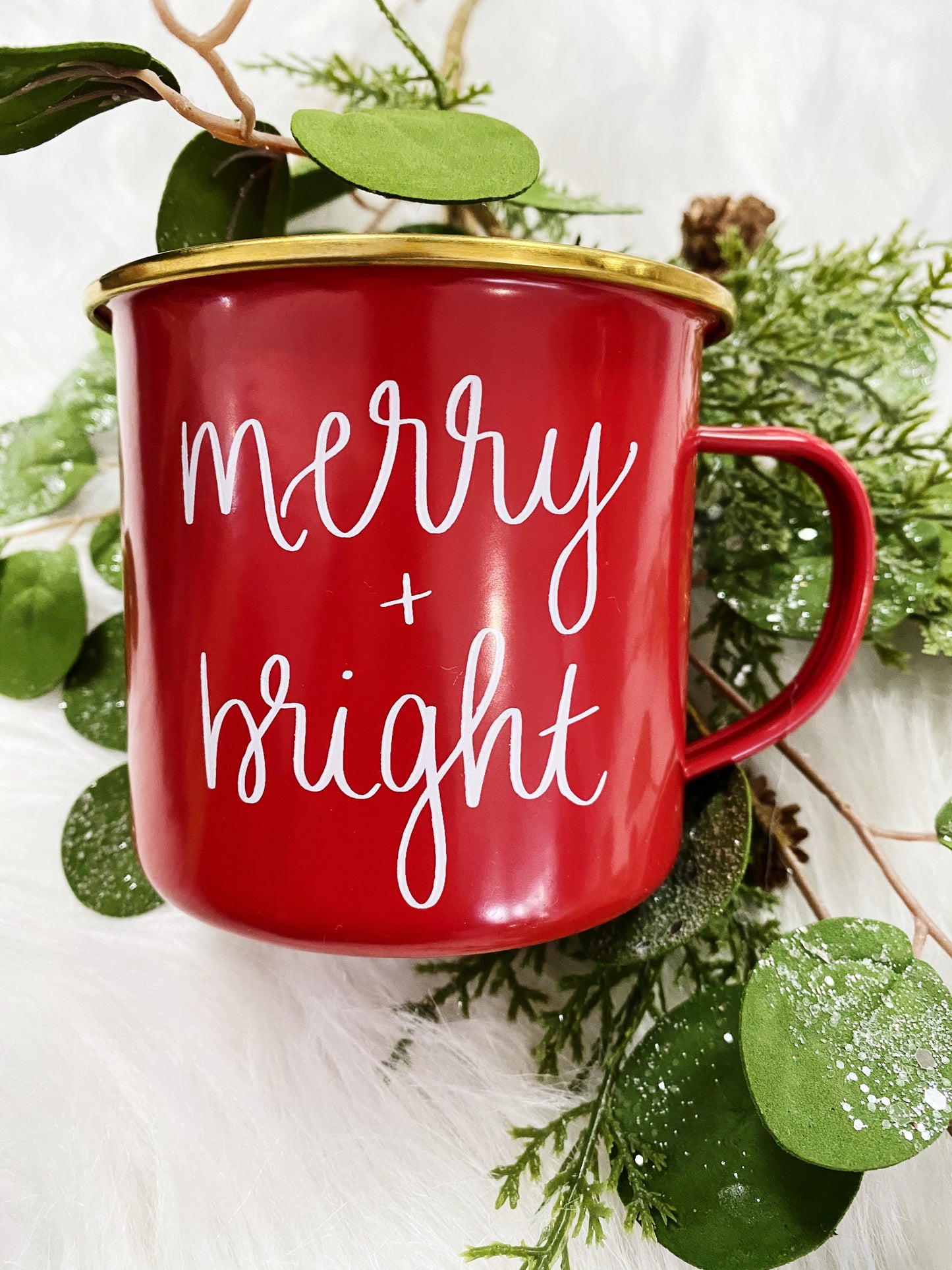 Merry and Bright Campfire Coffee Mug