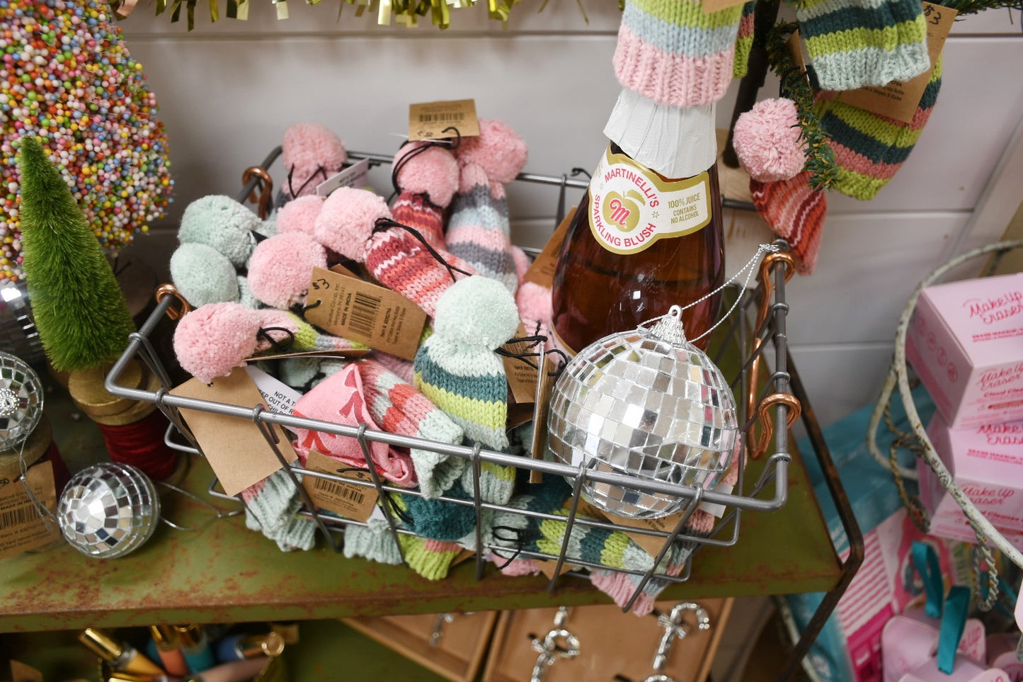 4" Cotton Knit Hat Bottle Topper
