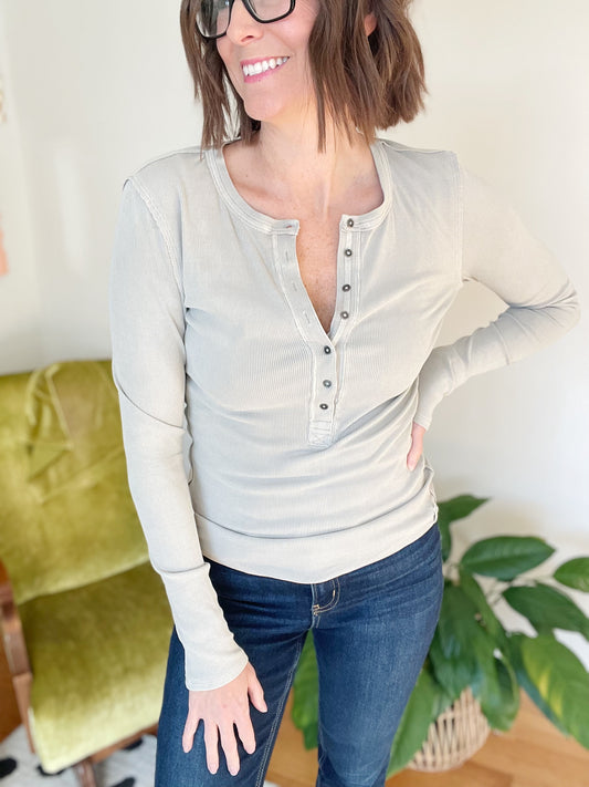 Free People Jamie Henley in Quiet Grey