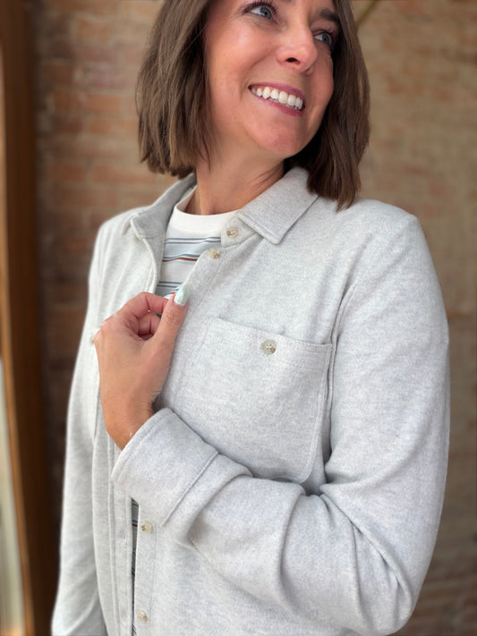 Light Heather Grey Lewis Shirt