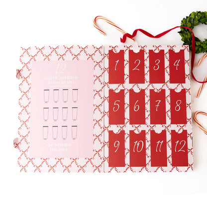 Peppermint Toile 12-Day Hand Cream Advent Calendar