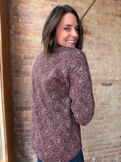 Brown Floral Claremont Jacket