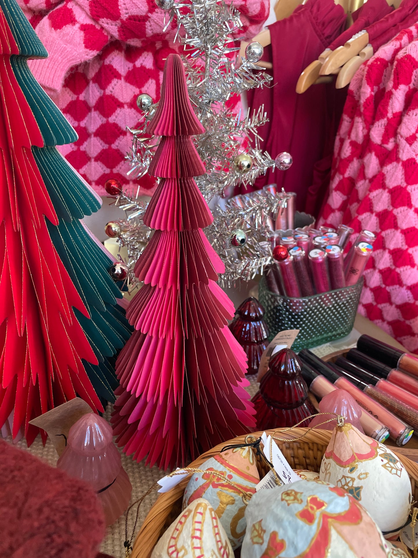 Handmade Honeycomb Folding Tree, 12”