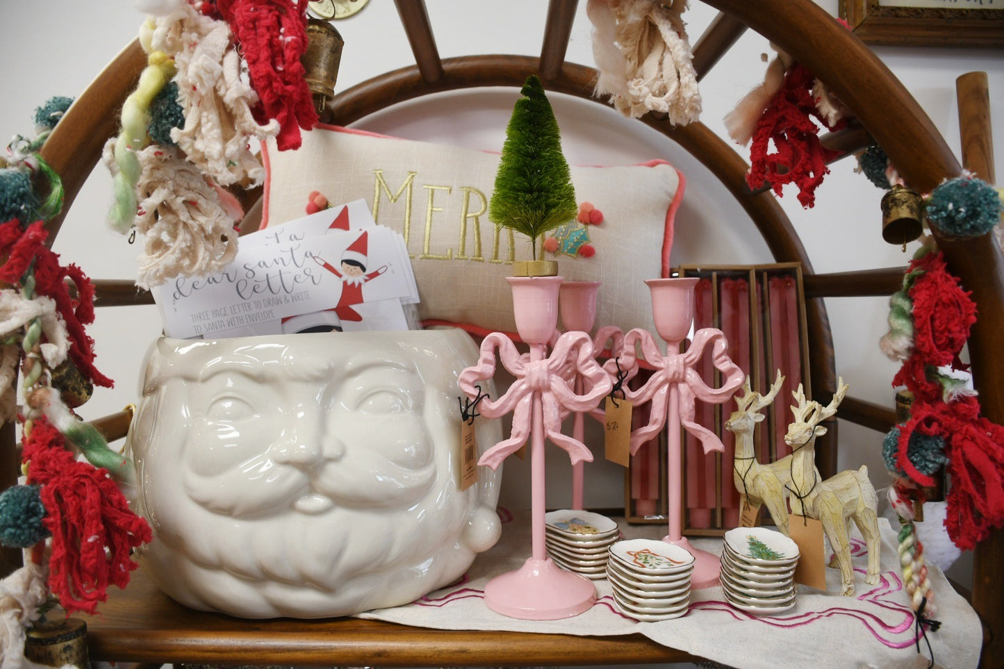 Stoneware Santa Head