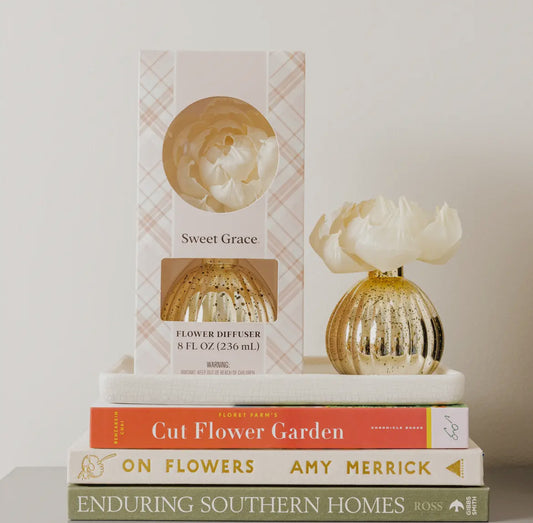 Sweet Grace Plaid Flower Diffuser