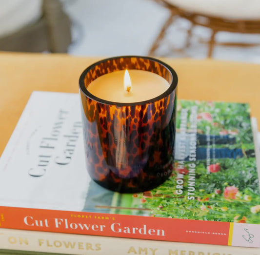 Leopard Canister Sweet Grace Collection Candle #064