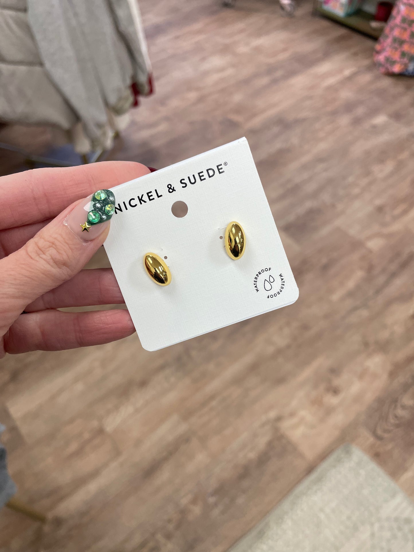 Gold Dome Earrings