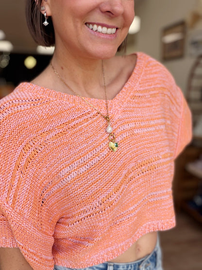 Sun Blush Pullover Sweater