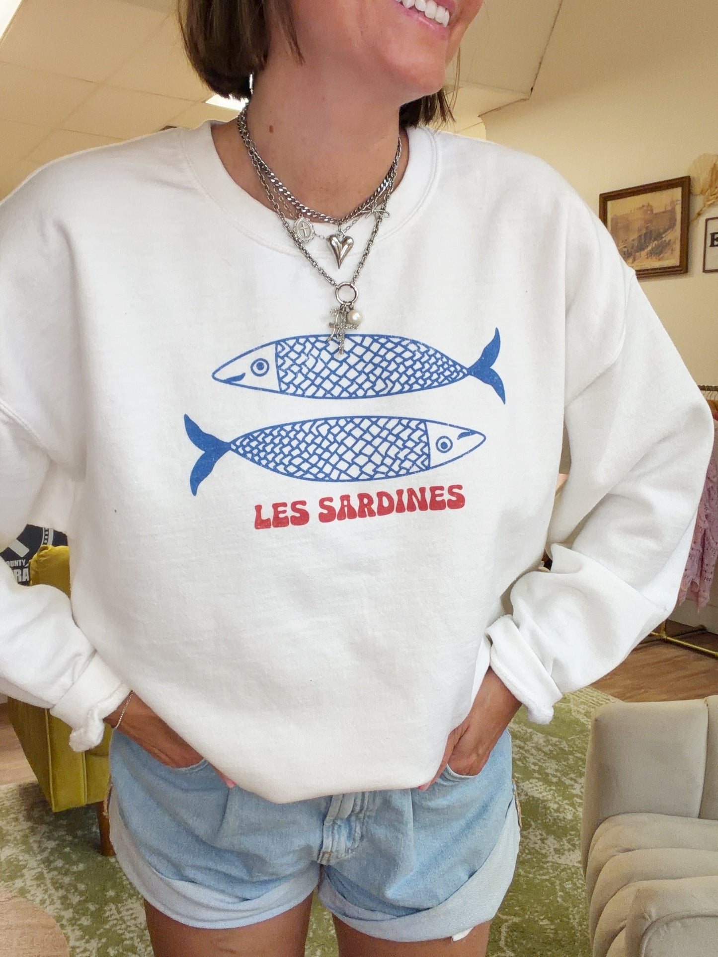 Les Sardines Oversized Sweatshirts