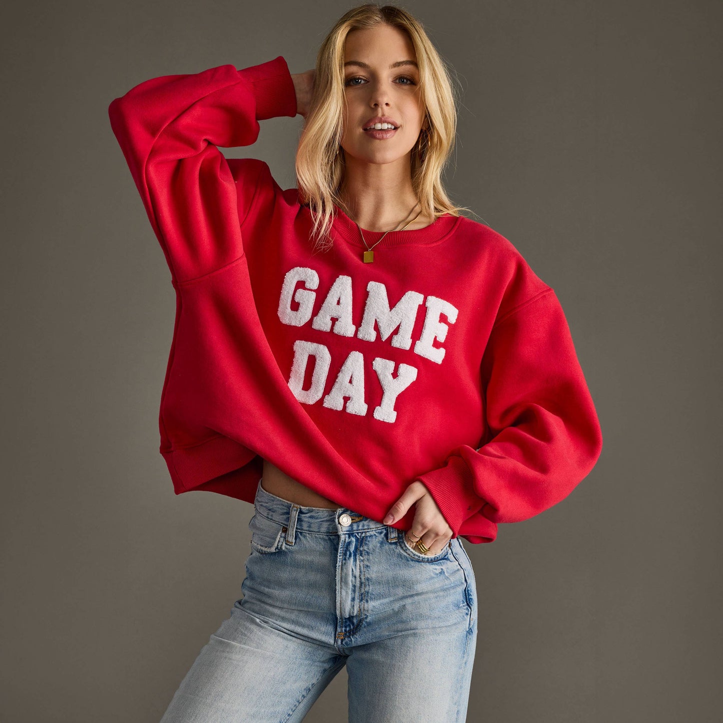 Red Game Day Sweatshirt