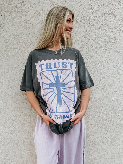 Retro Trust In The Lord Tee: Pepper