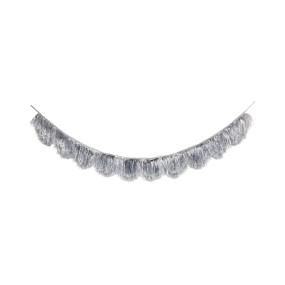 NYE1302 - Silver Mylar Fringe Double Banner