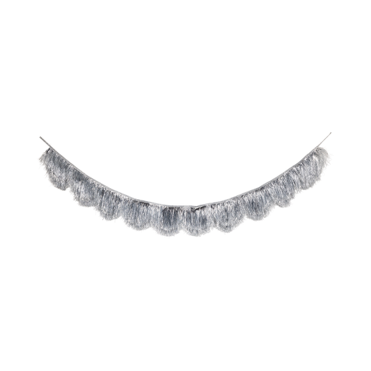 NYE1302 - Silver Mylar Fringe Double Banner