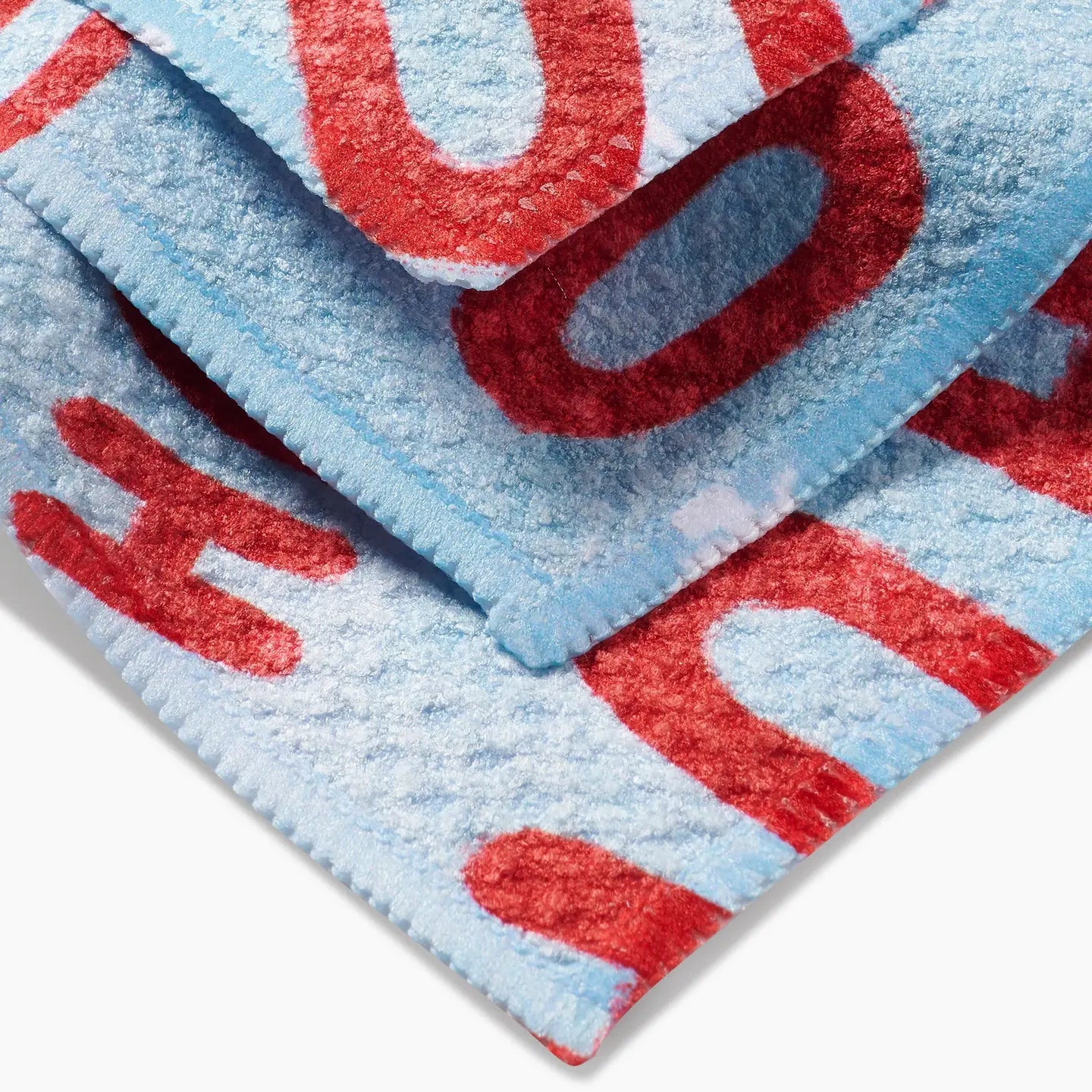 Geometry Merry Santa Claus Dishcloth Set