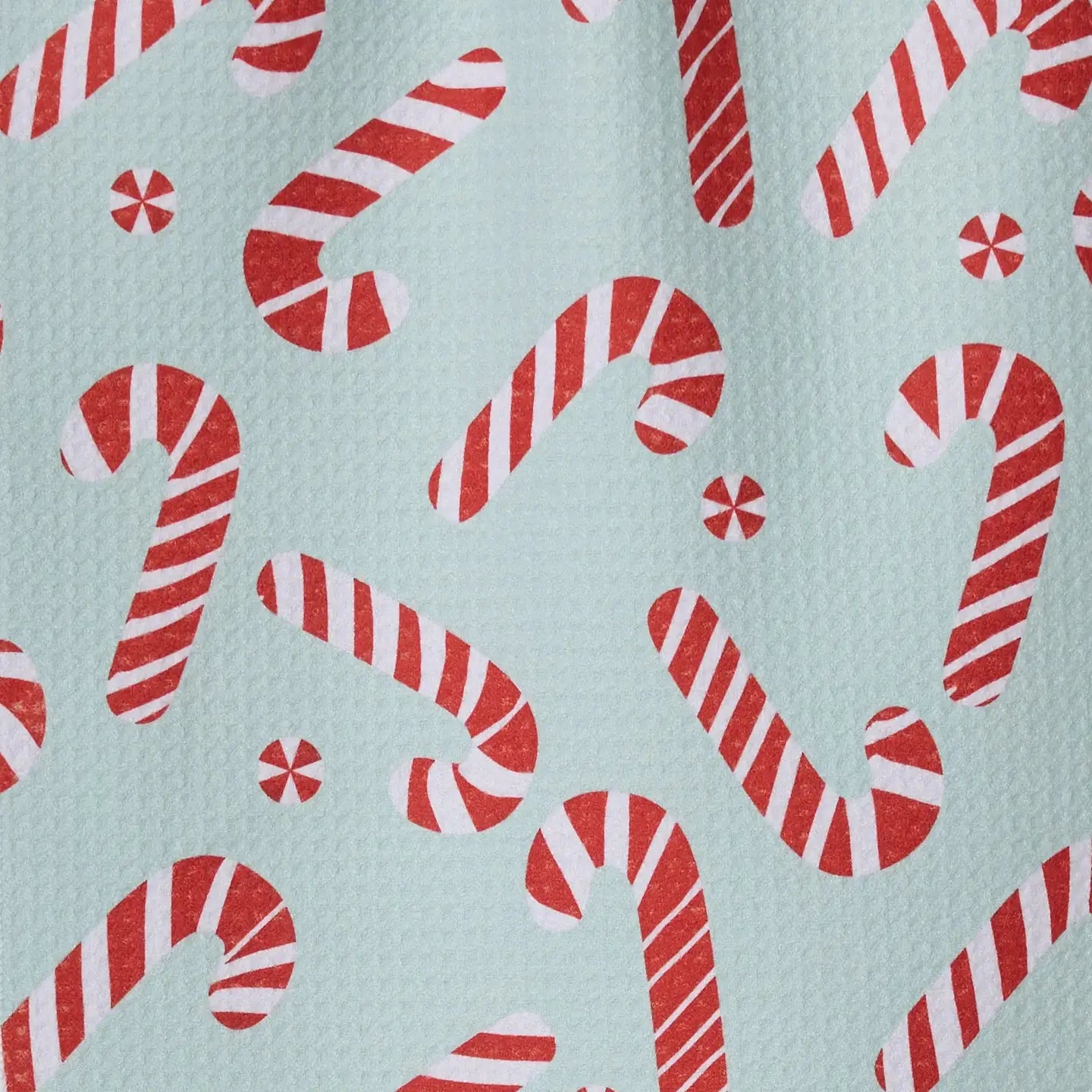 Geometry Peppermint Twist Tea Towel