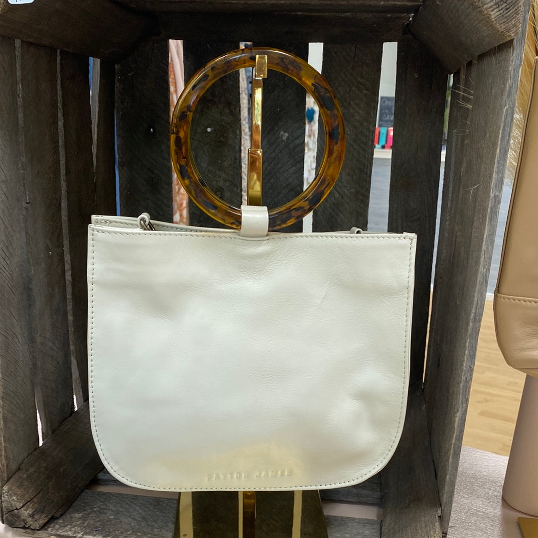 Pearl White Luna Crossbody Bag